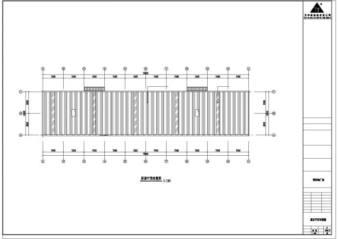 某区域建筑钢结构工程CAD基础套图_图1