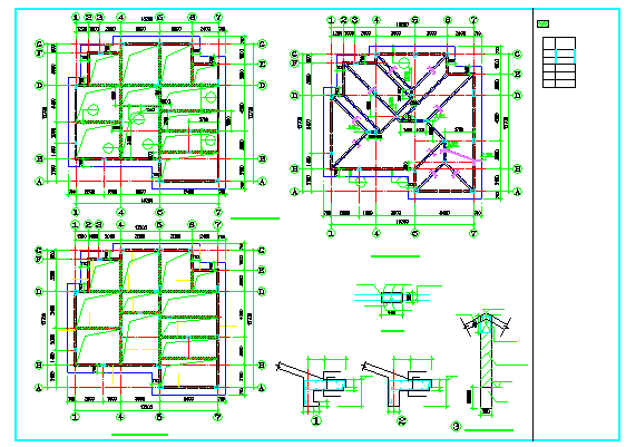 【湖南】某精典砌体别墅结构设计施工图纸_图1