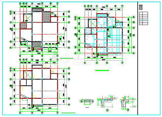 【湖南】某精典砌体别墅结构设计施工图纸-图二