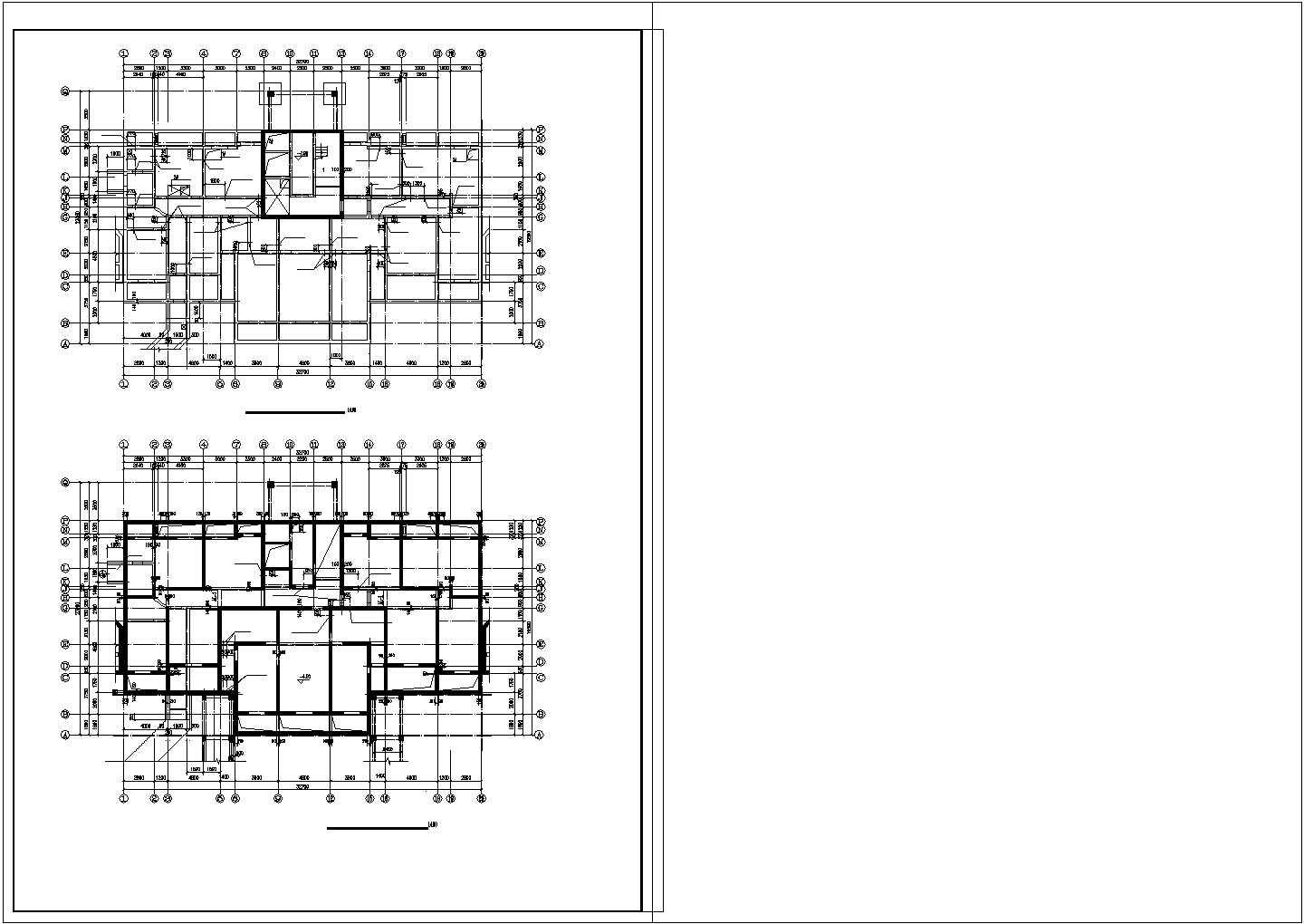 高档幼儿园结构建筑结构施工图