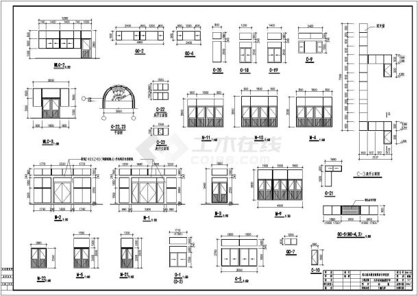 某学校高中二层餐厅建筑设计图（含设计说明）-图二