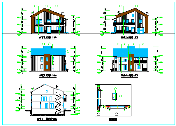 【江西】某砖混别墅建筑结构设计施工图纸
