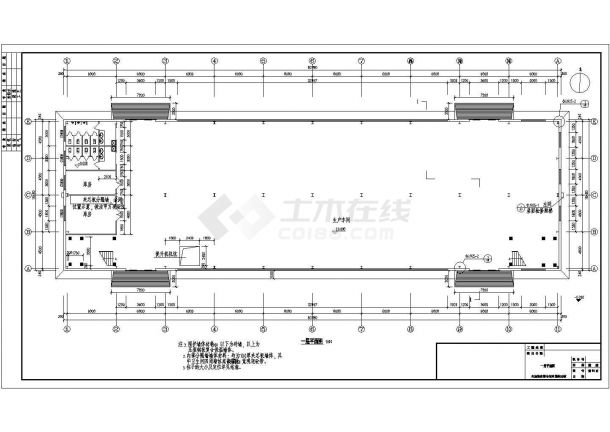 某三层18米钢结构标准化厂房建筑设计施工图纸-图二