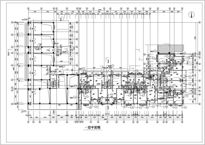 某市住宅小区建筑施工全套CAD参考图_图1
