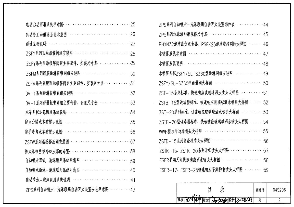 04S206 自动喷水与水喷雾灭火设施安装-图二