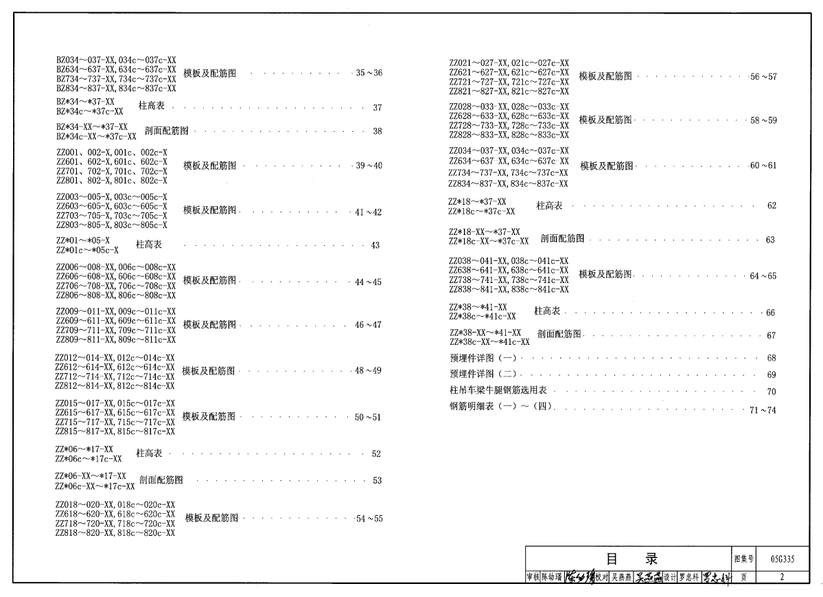 单层工业厂房钢筋混凝土柱05G335-图二