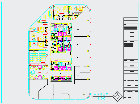 【成都】某公司办公室装修设计图纸