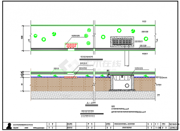 市政道路施工布置图-图一