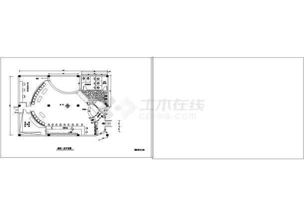 某地酒吧装修设计方案cad施工图-图二