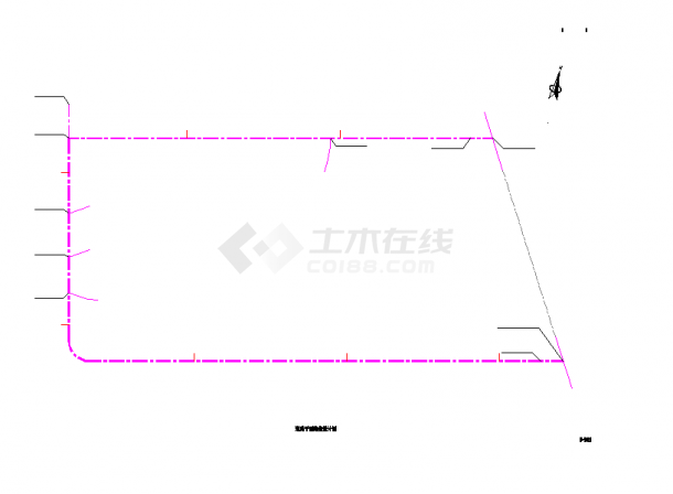 某小区道路工程全套图纸（含换区道路）-图一