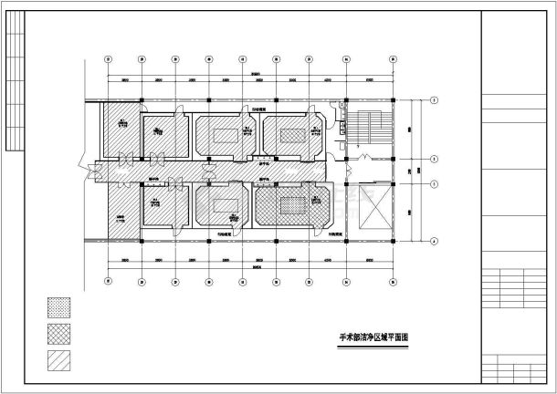 福建某医院手术部净化空调图-图一