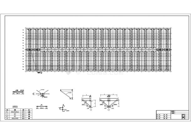 48米冷轧车间结构施工图（含建筑图 2台10T吊车）-图一