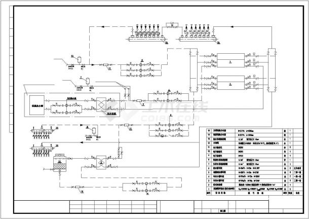 某公司厂房制冷机房CAD规划参考图-图二