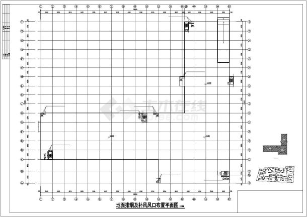 【江苏】厂房地下室车库通风防排烟系统设计施工图-图二