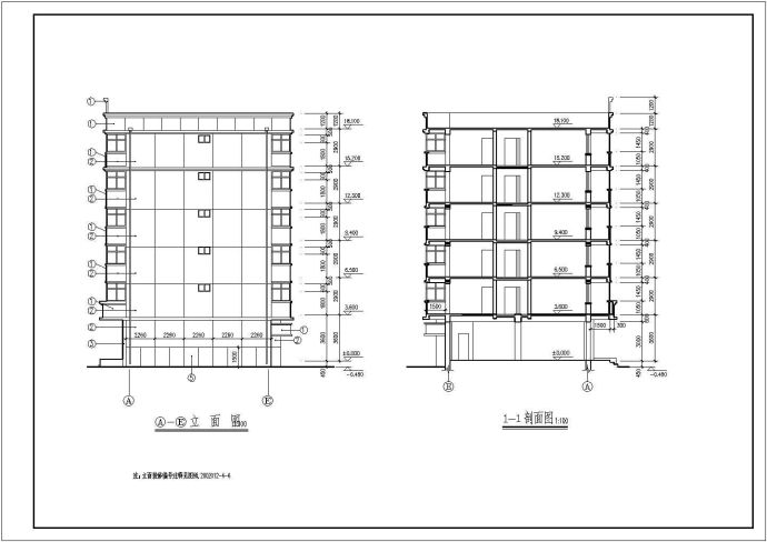 住宅楼建筑设计CAD全套施工图_图1