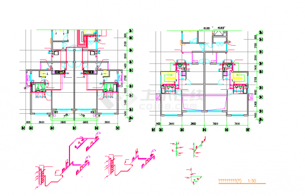 【河南】高层住宅楼给排水及消防施工图（热水系统）-图二
