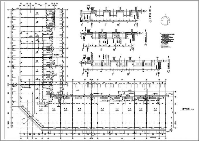 宜和花园商住楼建筑设计CAD施工图_图1