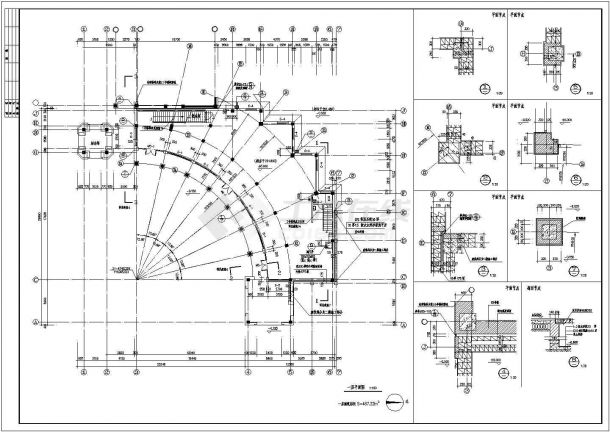 中海水岸春城9号楼建筑设计CAD施工图-图二