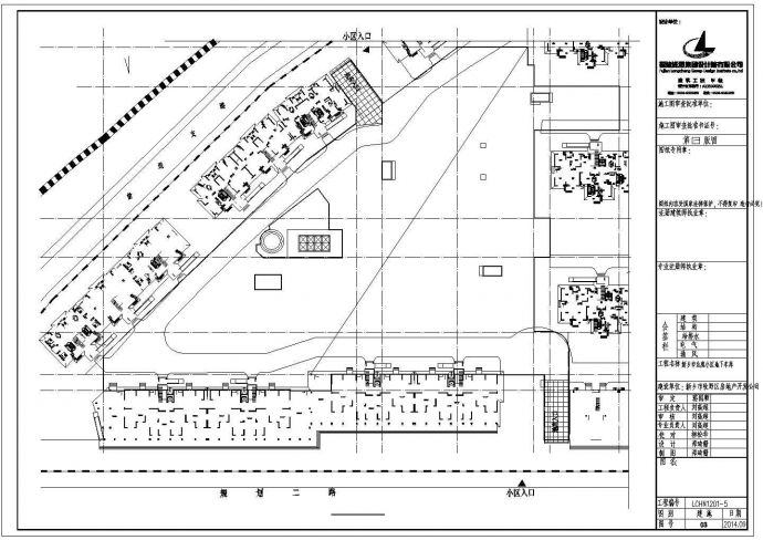 某地区地下车库建筑设计图，含说明_图1