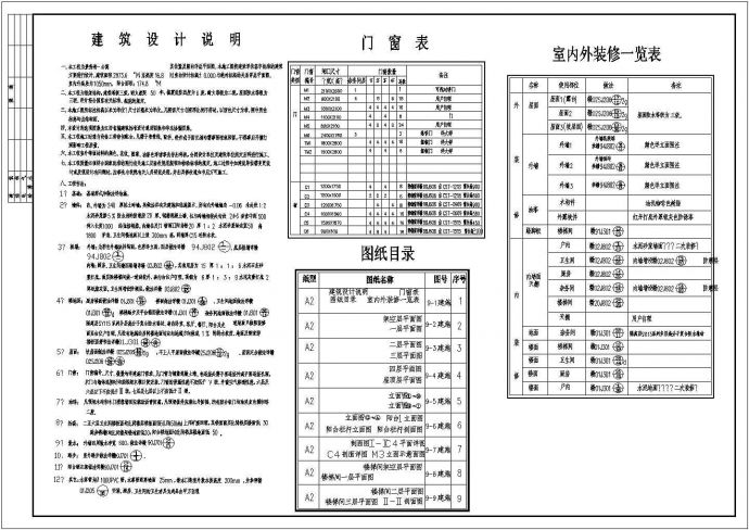 某小型框架结构公寓楼全套建施图_图1