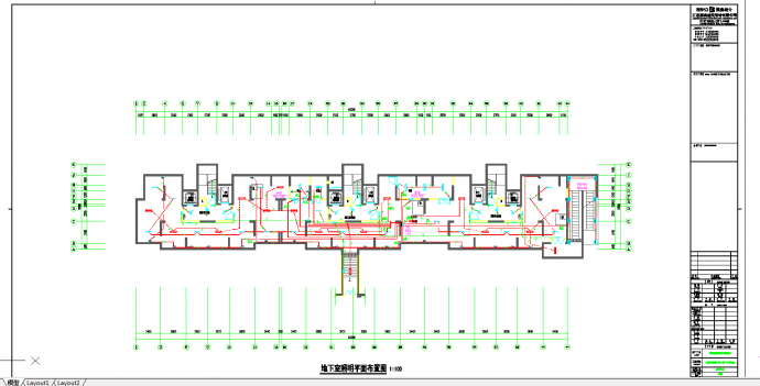 某地电施金茂一期高层CAD图纸_图1