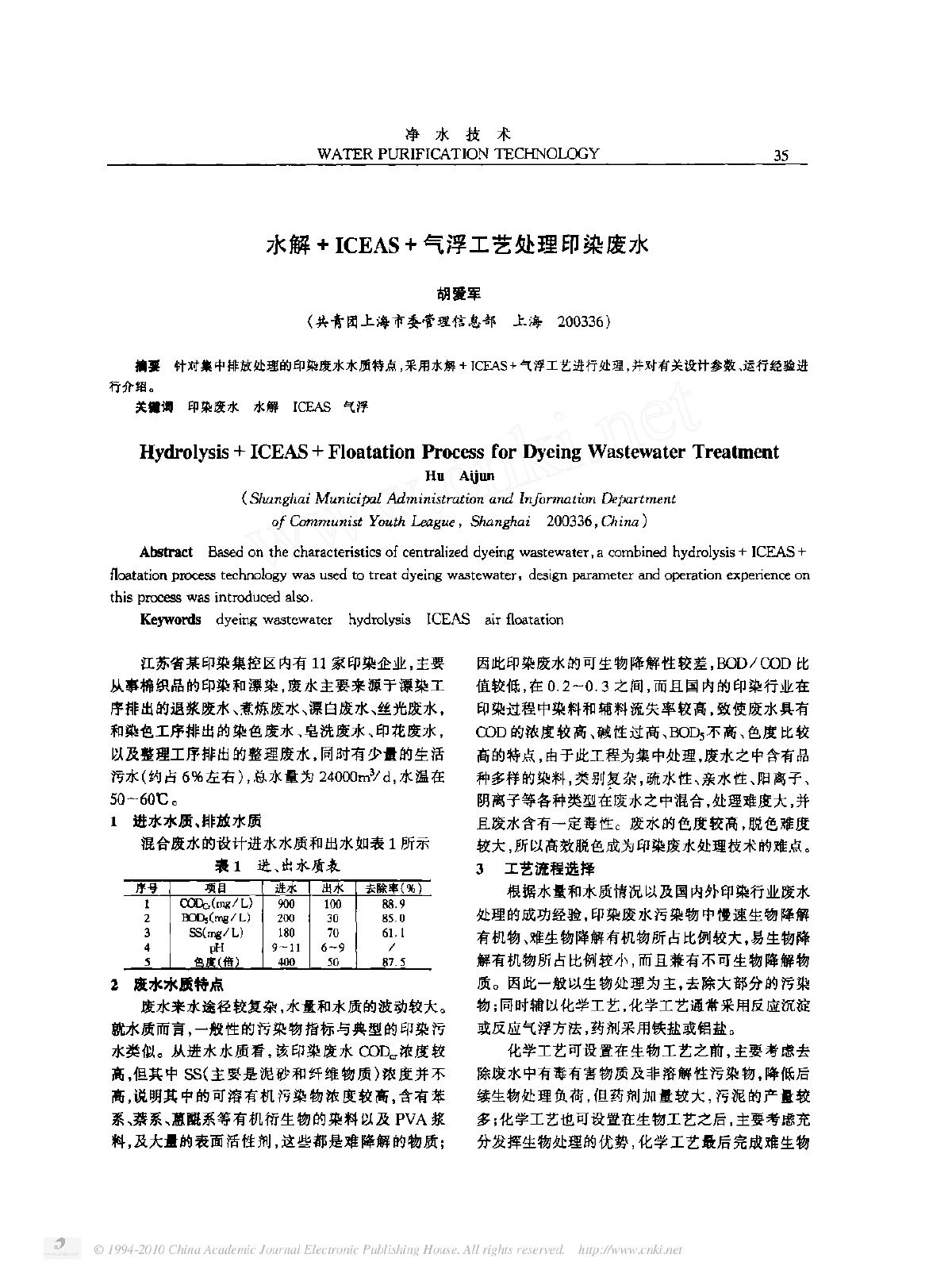 水解+ICEAS+气浮工艺处理印染废水-图一