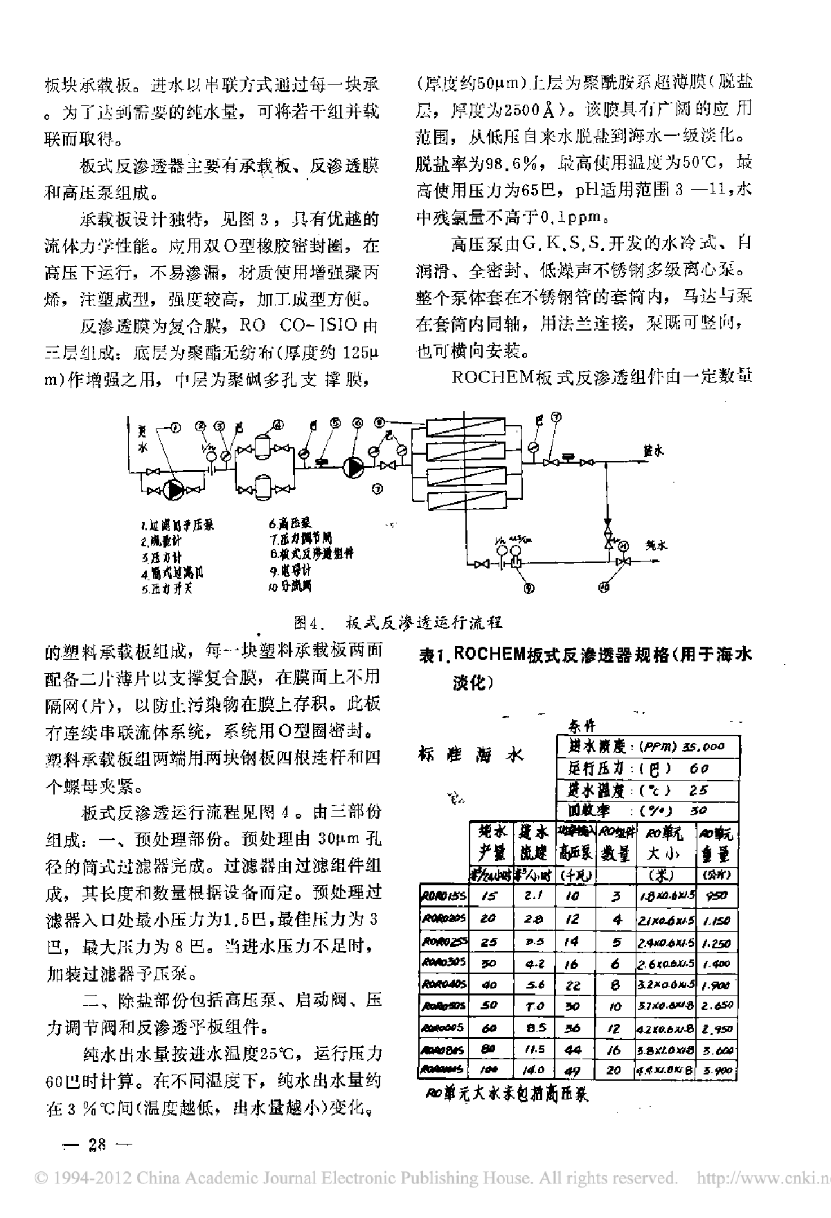 一种形式新颖的板式反渗透器-图二