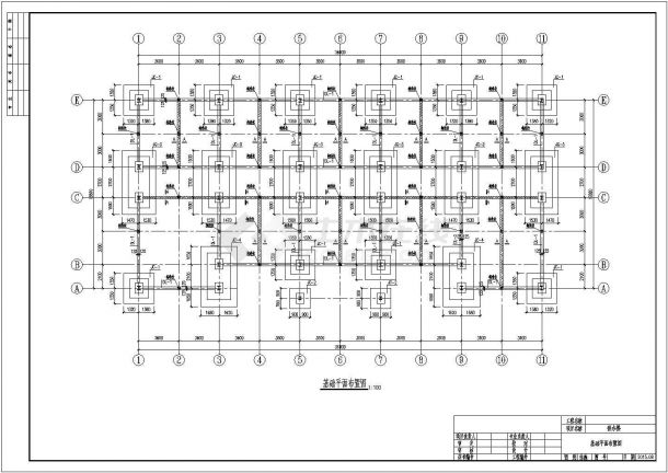 三层钢结构办公楼建筑结构施工图纸-图一