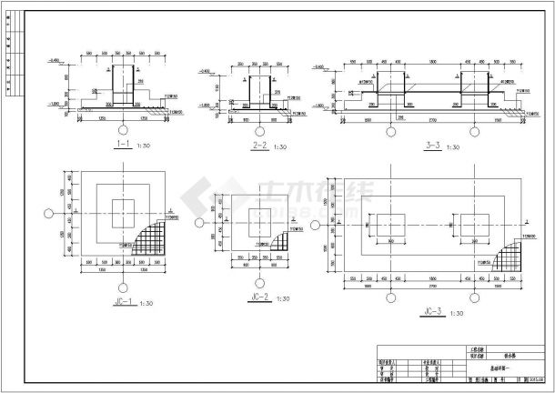 三层钢结构办公楼建筑结构施工图纸-图二