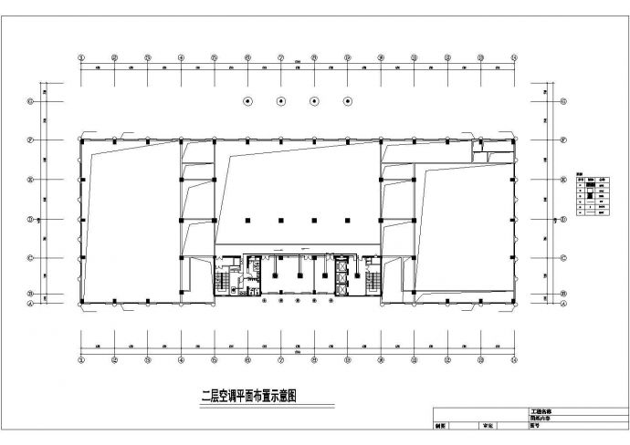 办公楼空调建筑布置详情CAD_图1