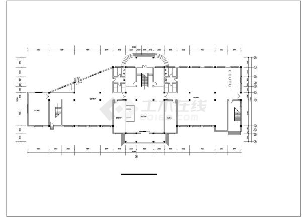 渡假村综合楼欧式建筑方案图-图一