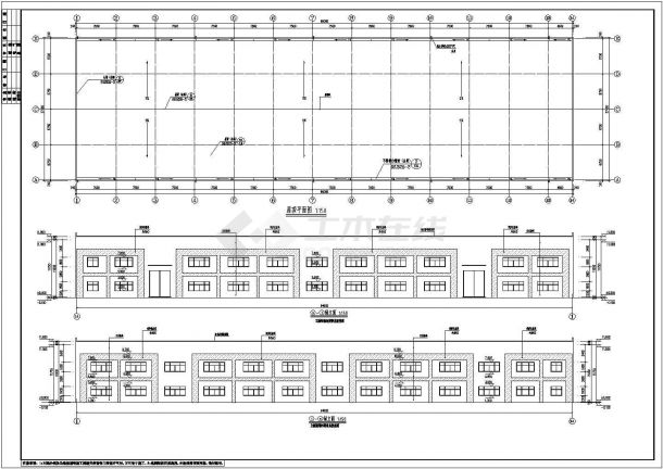  Complete construction drawing of single-layer steel structure industrial factory building - Figure 2