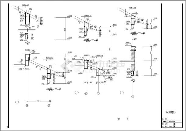 经典带架空层别墅结构CAD图-图一