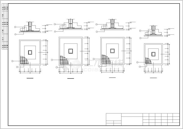 某6层框架结构住宅楼结构设计图-图一