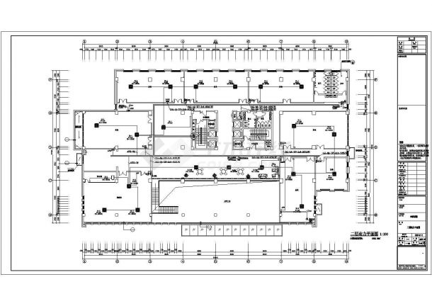 [安徽]大型科研楼全套电气施工图纸78张（包含人防设计）-图二