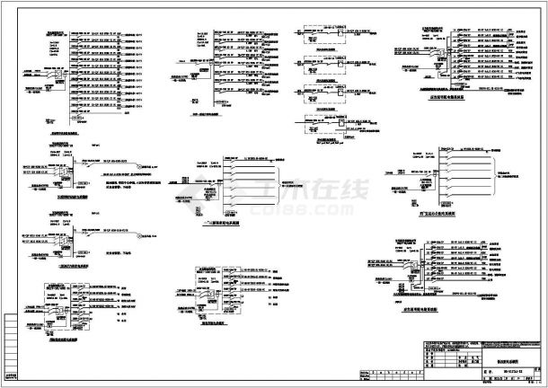 [安徽]大型综合广场全套电气施工图纸62张（含高压设计）-图二