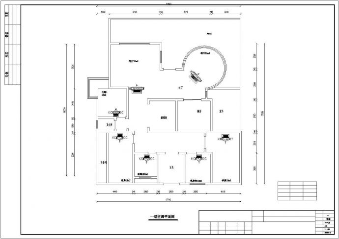 某别墅地源热泵中央空调设计方案图_图1