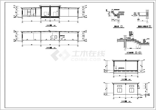 某小型的冷库建筑图（共5张）-图二