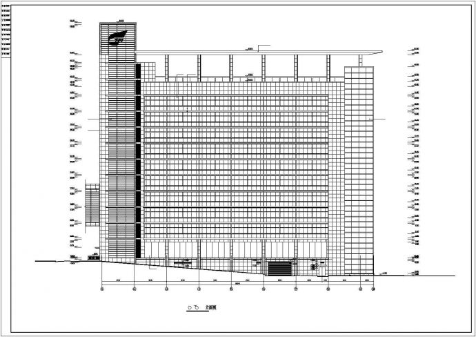 一套完整研发办公楼建筑设计施工图_图1