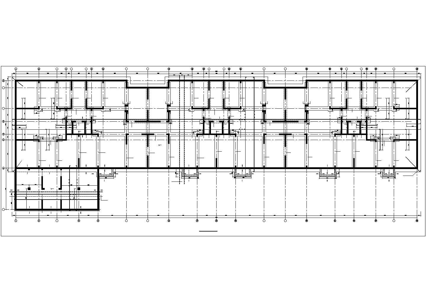 某地11层全套混凝土建筑结构设计施工CAD图