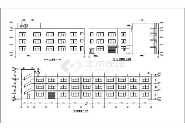 一套详细的厂房建筑图（含设计说明）-图二