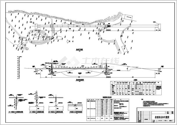【苏州】钢索桥整套技术设计施工图-图一
