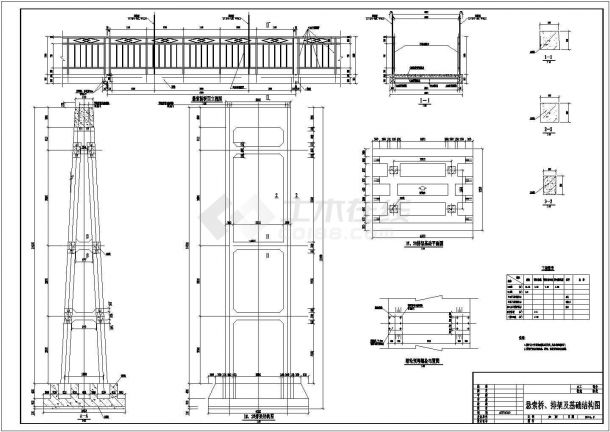 【苏州】钢索桥整套技术设计施工图-图二