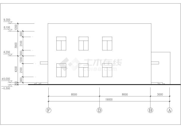 【江苏省】南京市某食堂浴室建筑设计方案-图一