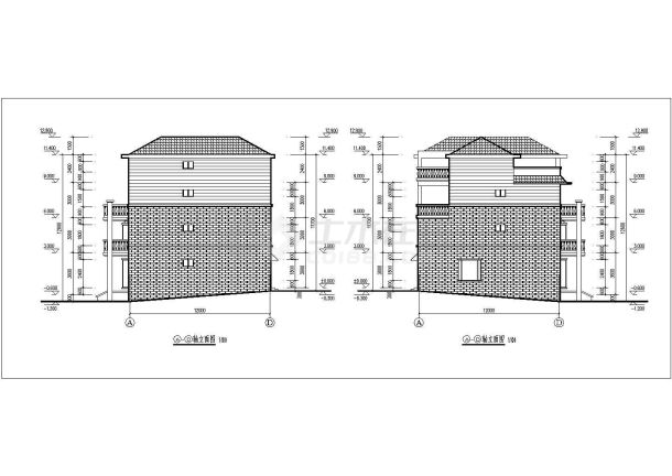 某小区多层住宅建筑施工图（共9张）-图一