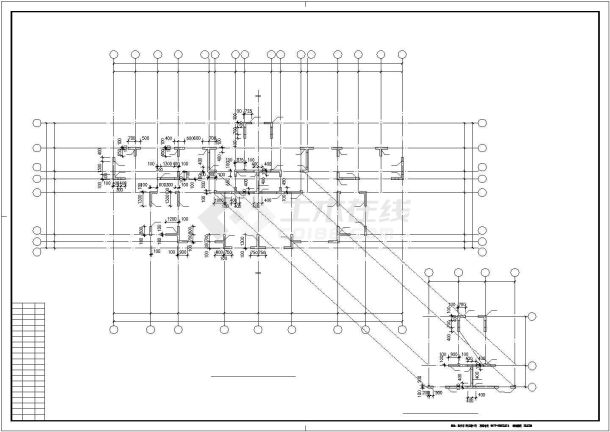 某地18层剪力墙住宅楼建筑结构设计施工CAD图-图二