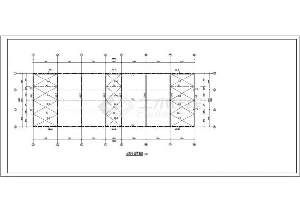 16m跨度门式钢架餐厅结构设计施工图-图二