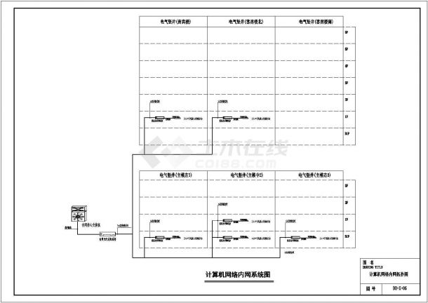 [江苏]6层商务酒店智能化系统图纸-图二