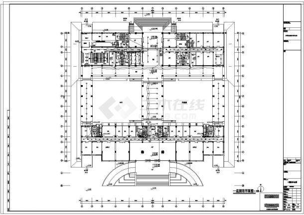 [江苏]大型高层办公楼电气施工图纸-图二