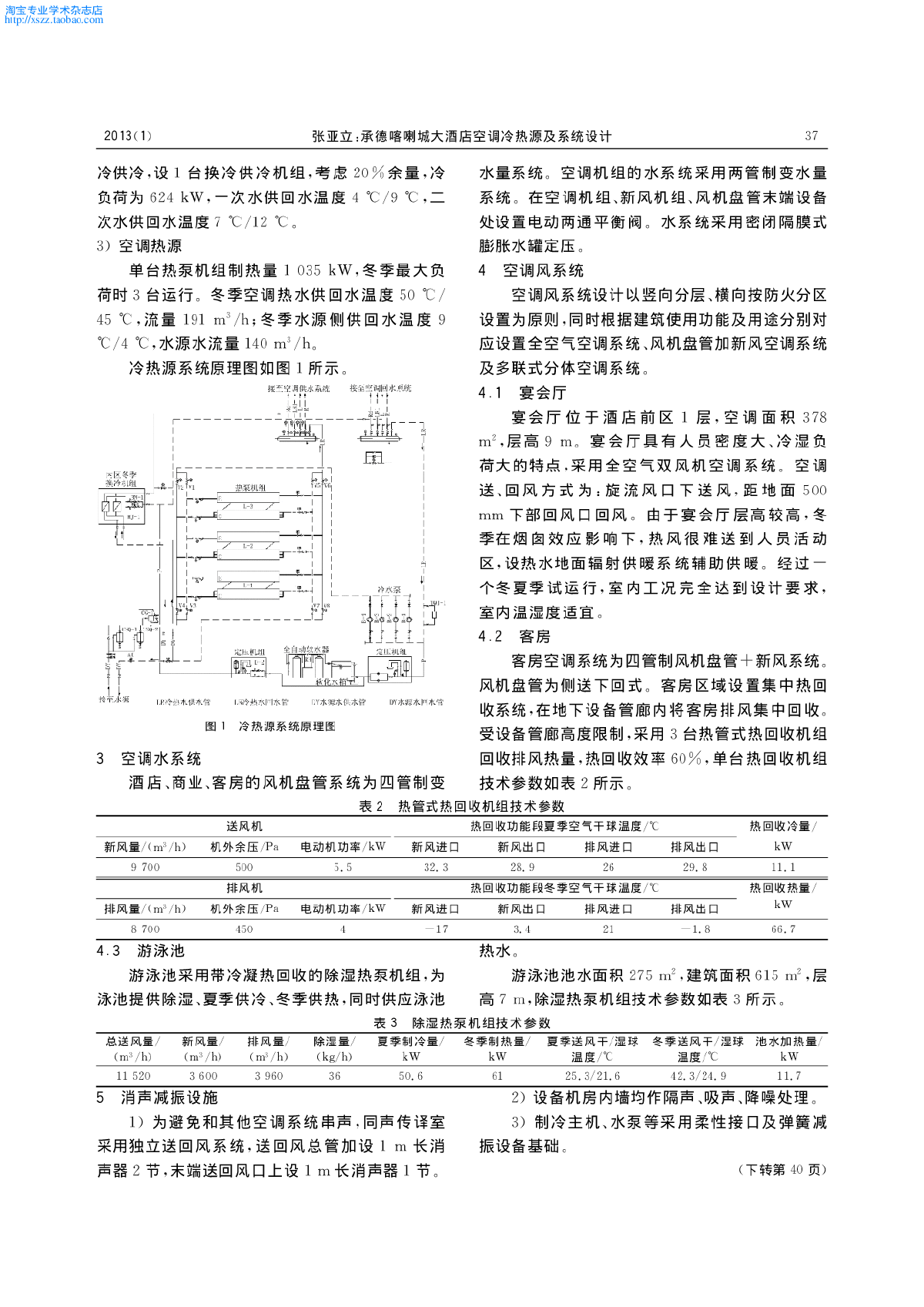 承德喀喇城大酒店空调 冷热源及系统设计-图二